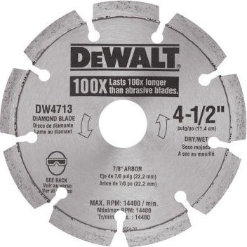 DEWALT 115mm Segmanlı Elmas Disk DWA47452HP