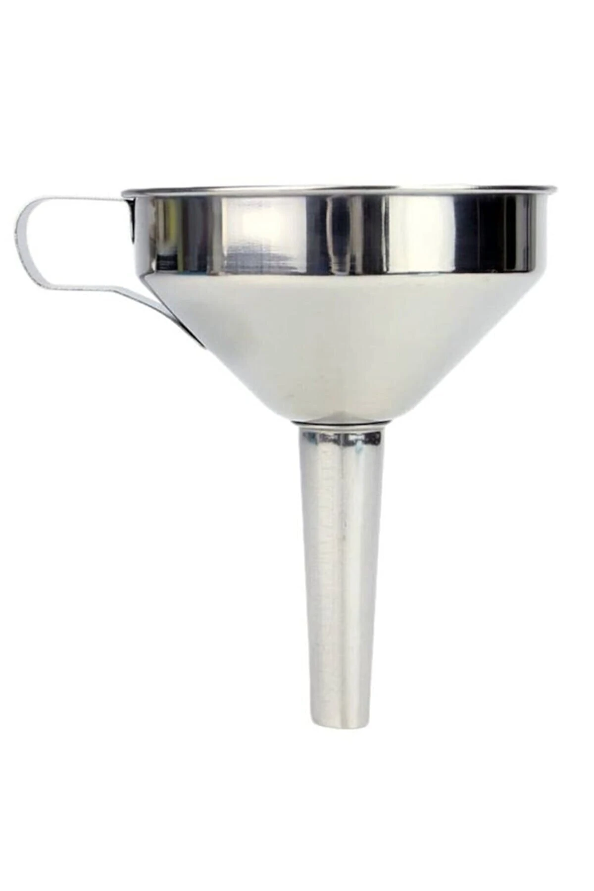 10 Cm Paslanmaz Çelik Mazot Hunisi Metal Yağ Hunisi Metal Reçel Hunisi