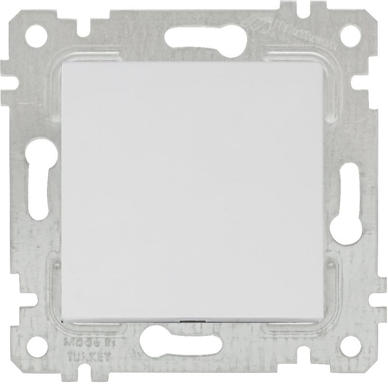 Rita Beyaz Mekanizma + Tuş Anahtar (Vidalı) 2200 401 0201