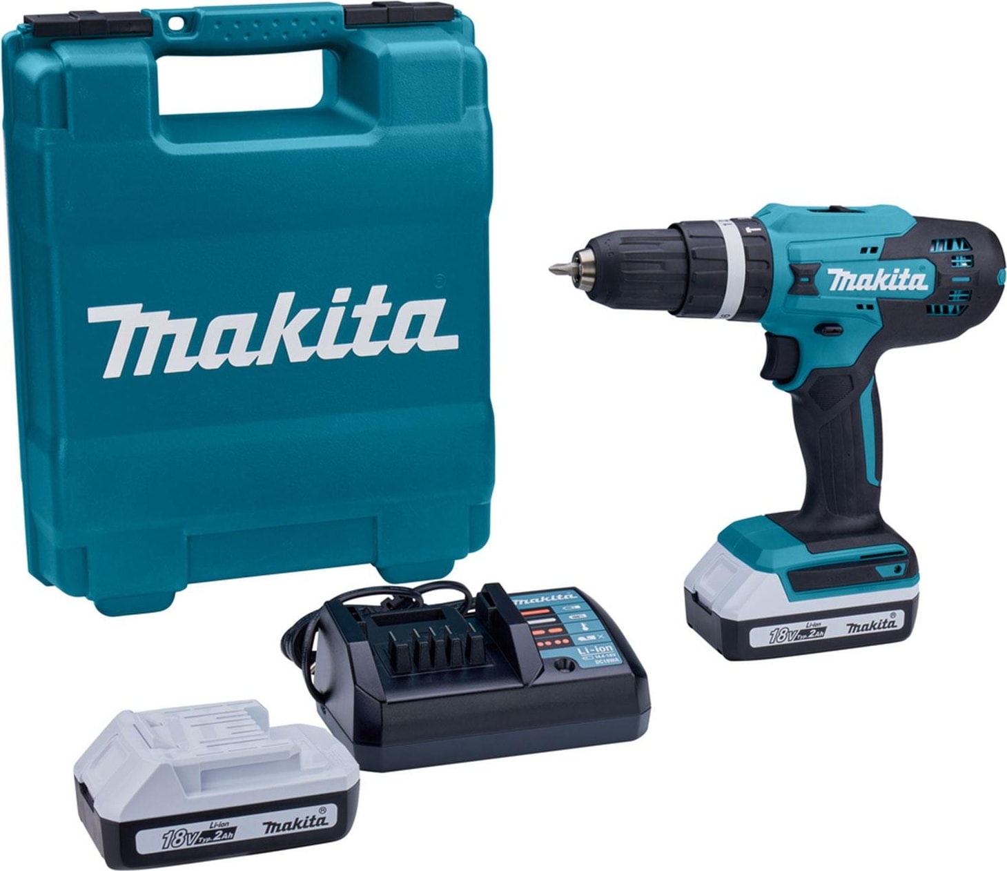 MAKİTA HP488D002 Çift Akülü Darbeli Matkap Vidalama 18 V 1,5 Ah