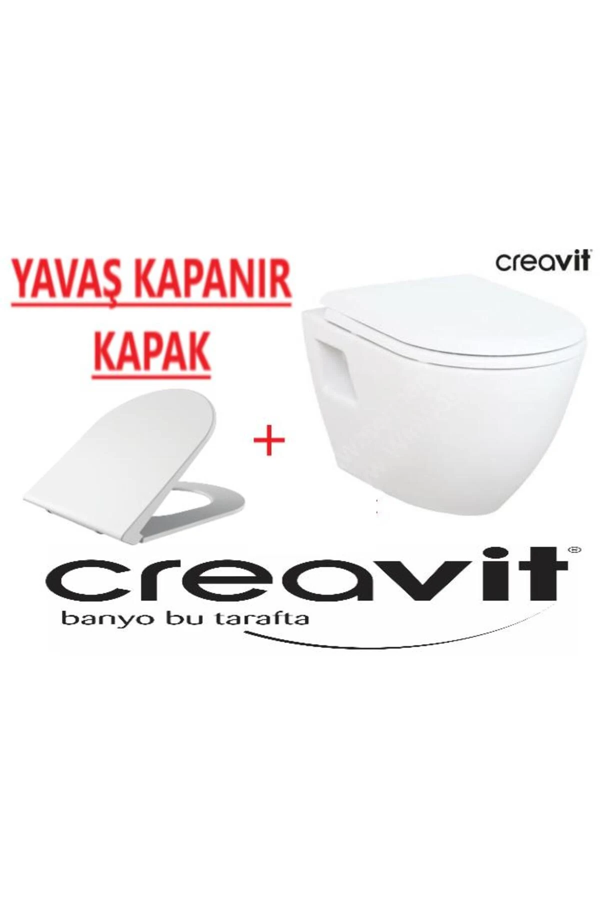 TP325 TERRA ASMA KLOZET+ ULTİMA DUROPLAST HİDROLİK YAVAŞ KAPANIR KAPAKLI