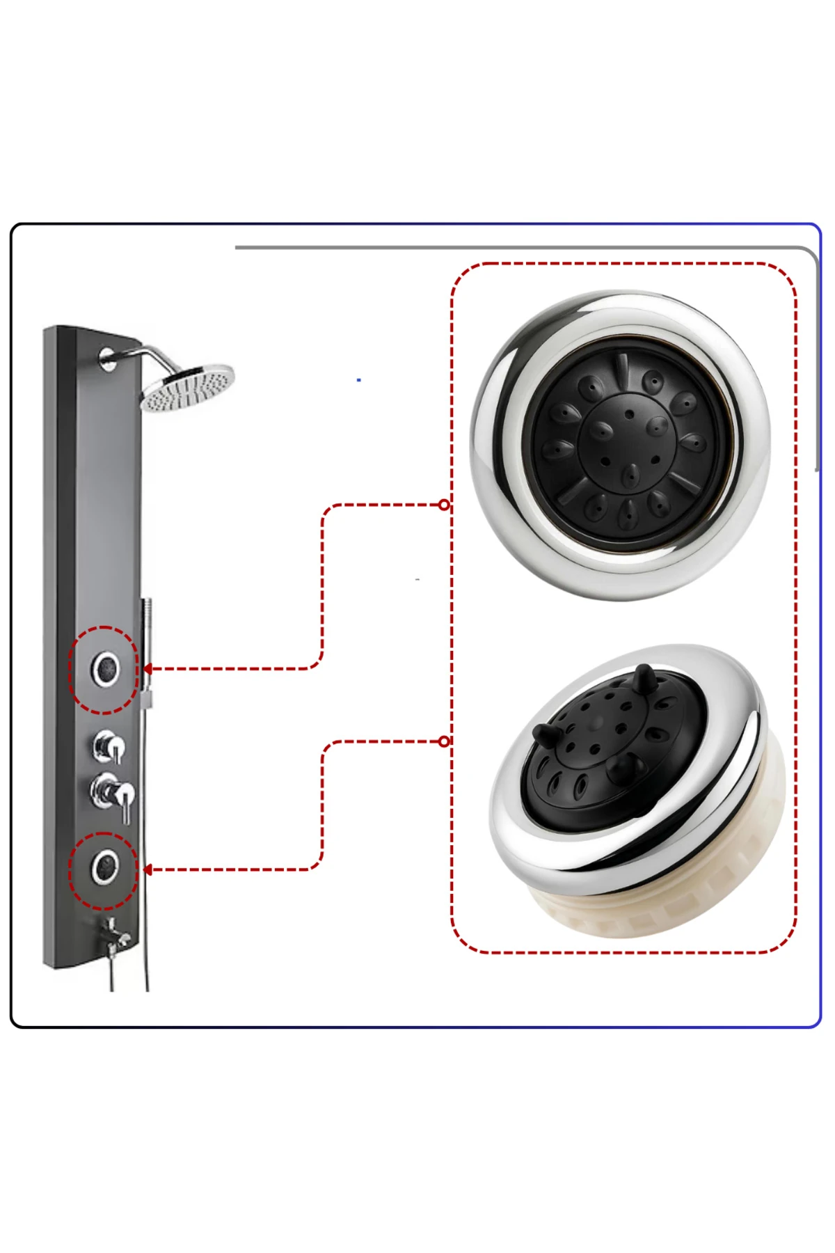 A33344YP MDS Plastik Su Jeti Tek Çıkışlı SNZ10 (Eski seri)