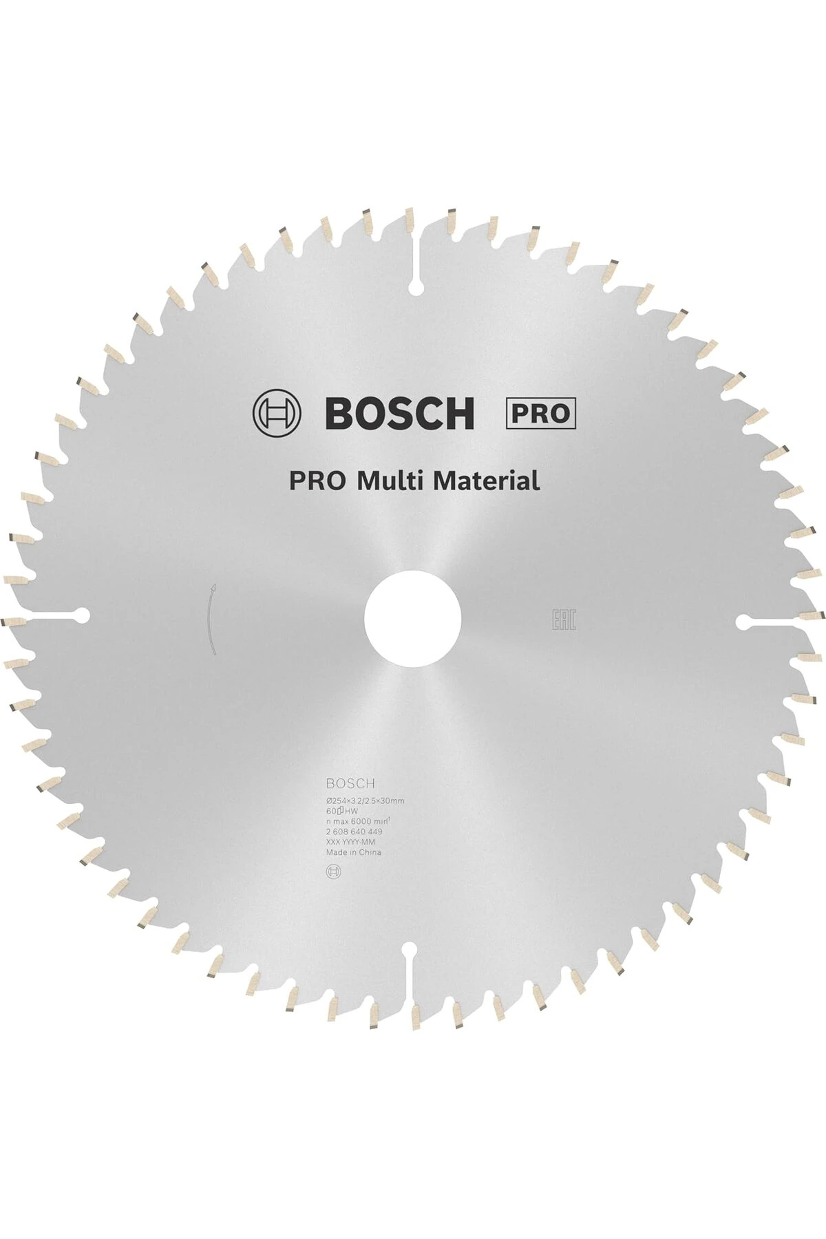 Professional Accessories Daire Testere Bıçağı, Gri, 1 Adet 1169806