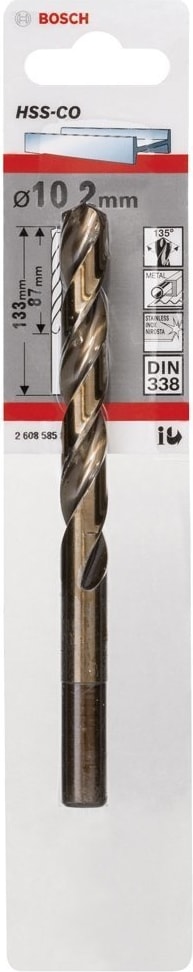 Hss-Co Metal Matkap Ucu 10,2 x 133 mm 1'li