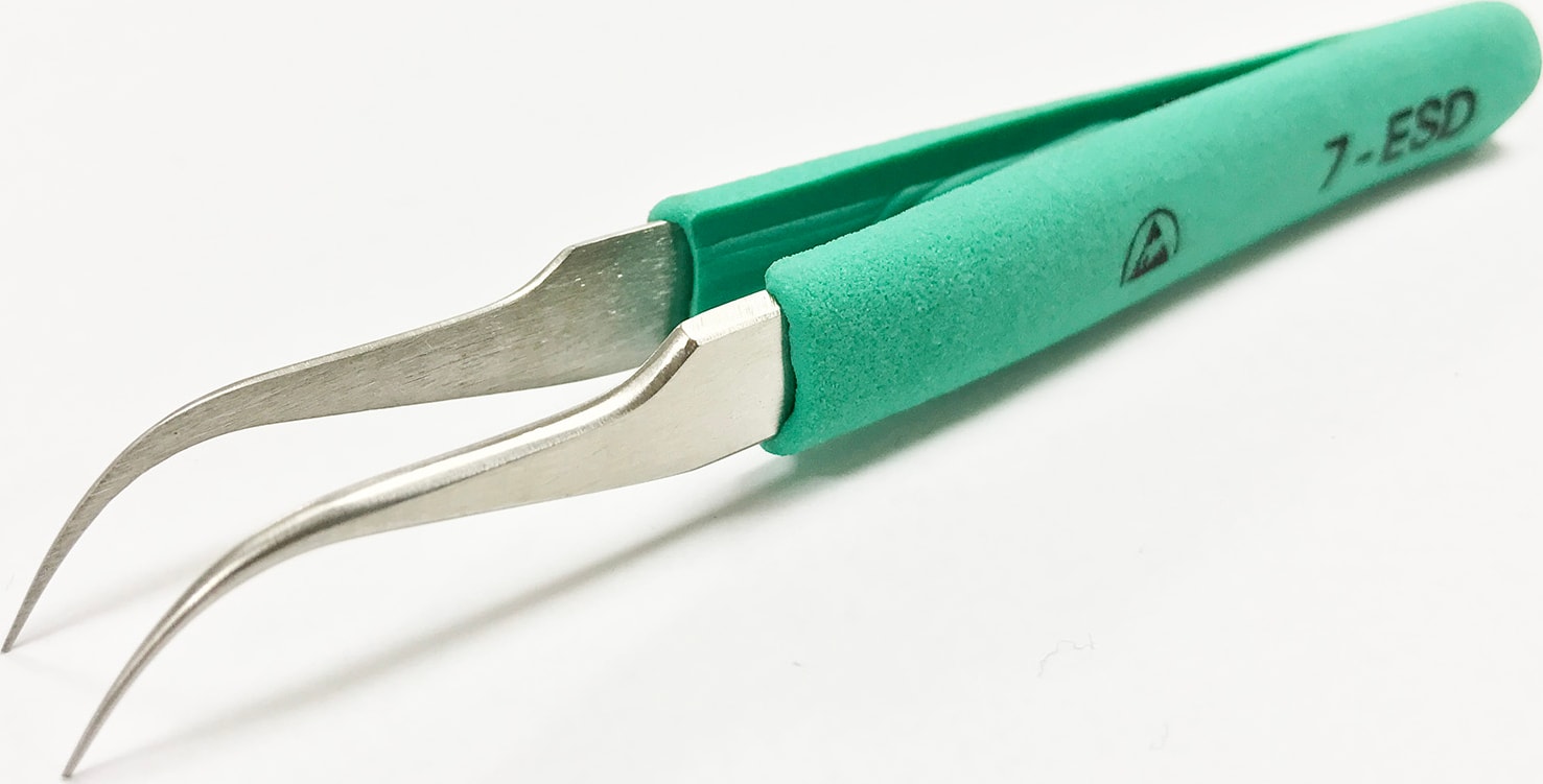 Nt1047 Esd İzoelli Çok İnce Eğri Uçlu Cımbız 110 Mm