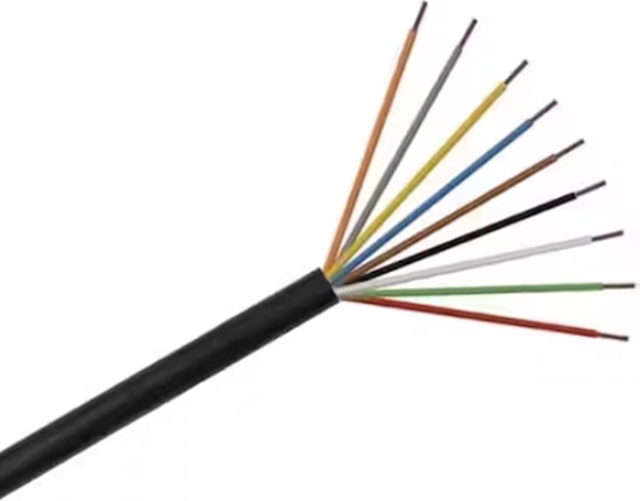 9 Uçlu Toprak Altı Sulama Sinyal Kablosu 0,8mm 9 Renk 30 Metre