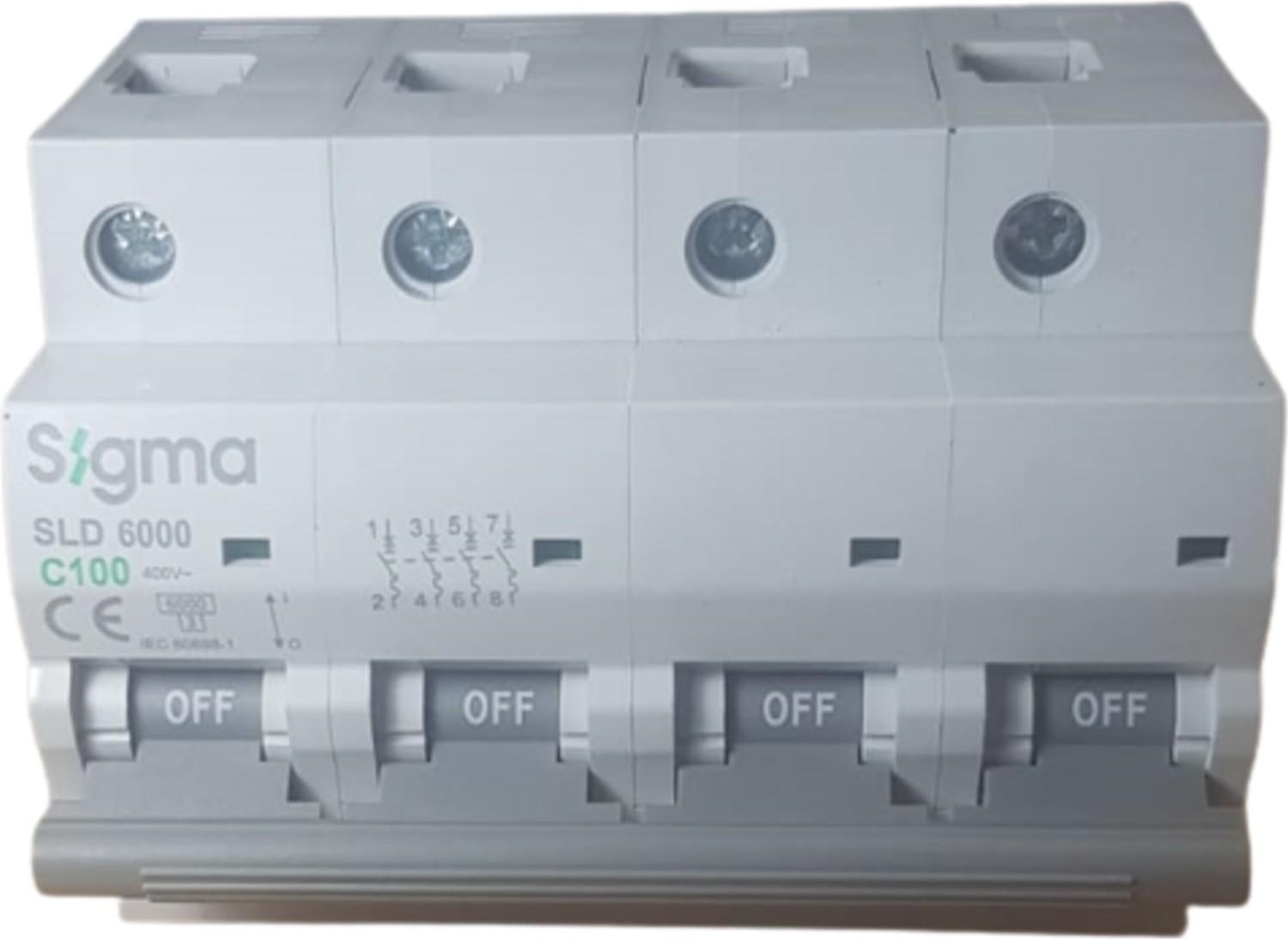 4x100a C/6ka Otomatik Sigorta (3lü)