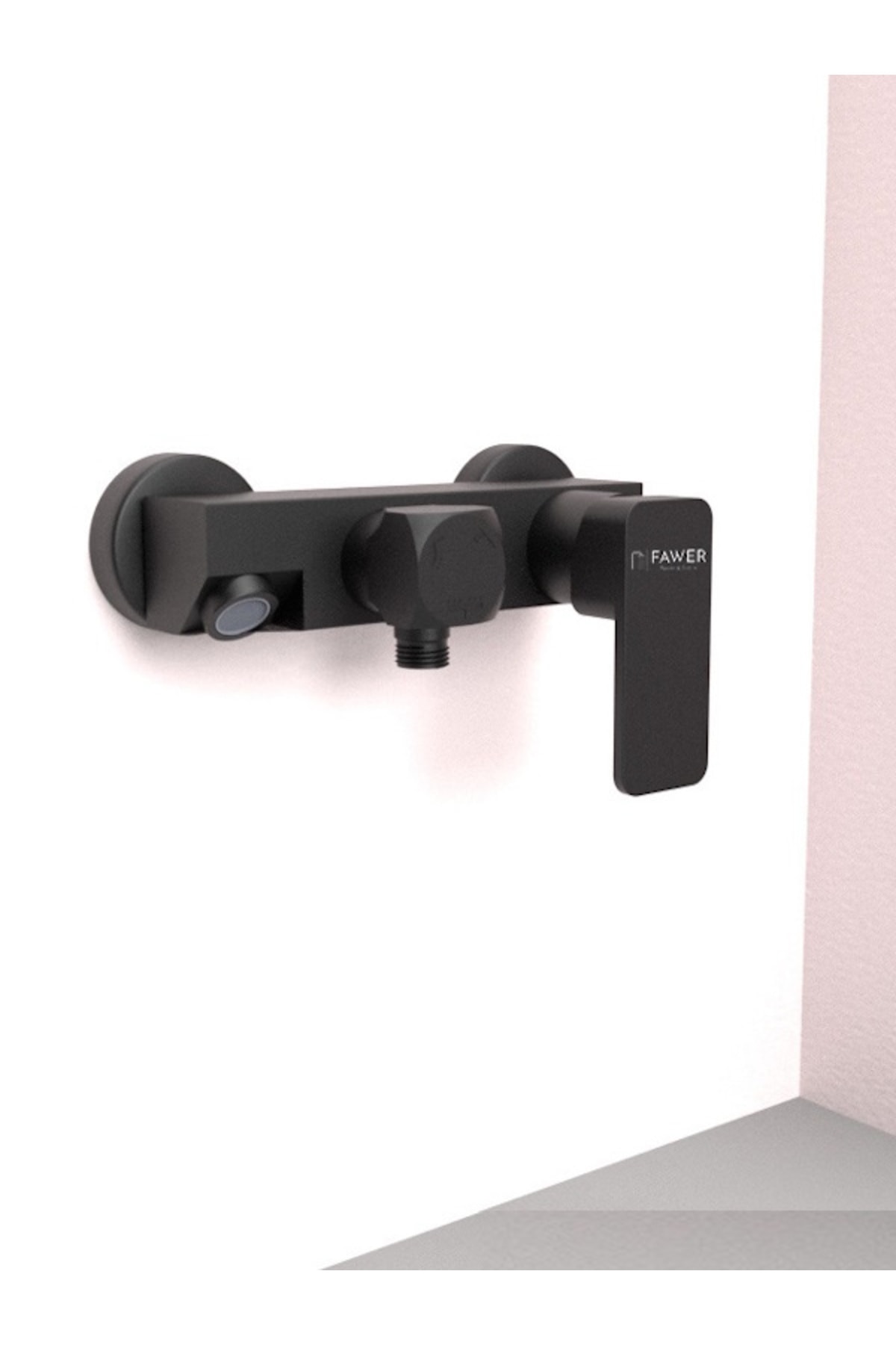 Siyah Banyo Bataryası Ve Mafsallı Duş Seti 2'li Set - 251b