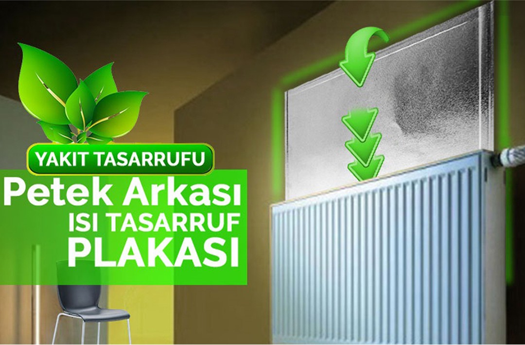 4 Adet Petek Arkası Yalıtım Levhası Radyatör Peteği Izolasyon Ev Isı Tasarruf Kalorifer Arkalığı Yalıtımı Plaka Ses Önleyici
