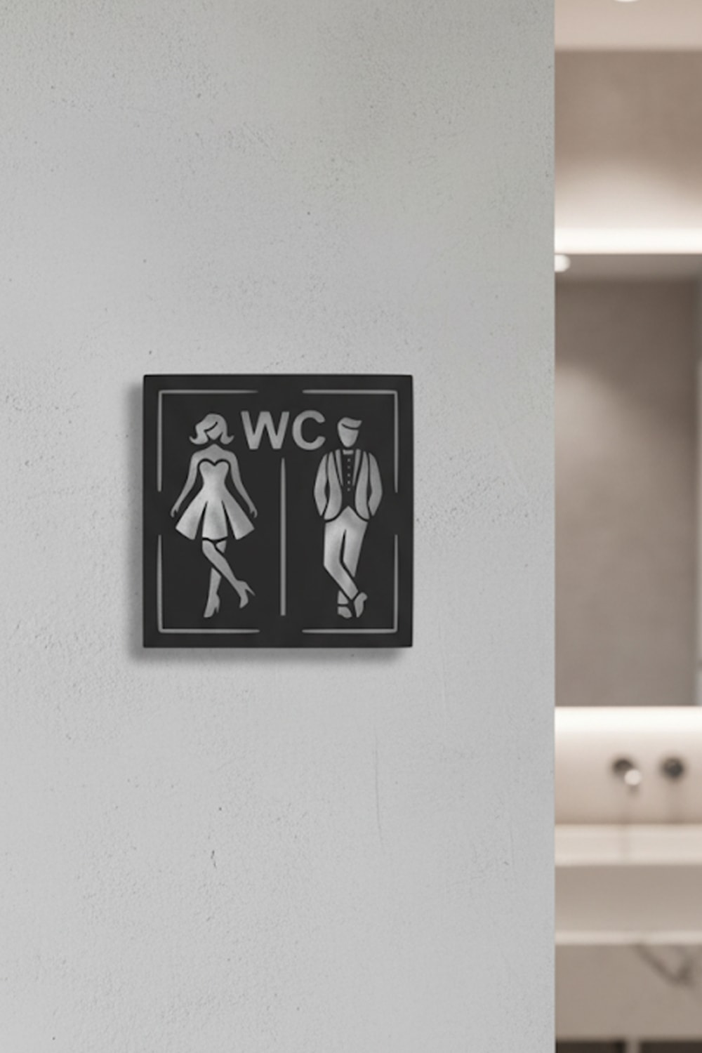 Wc Tabelası, Tuvalet Levhası, Kadın Erkek Tabela, Yönlendirme Levhaları