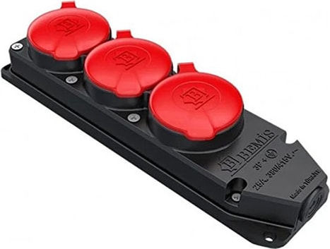 3X25A 3p+E 380V Üçlü Grup Priz