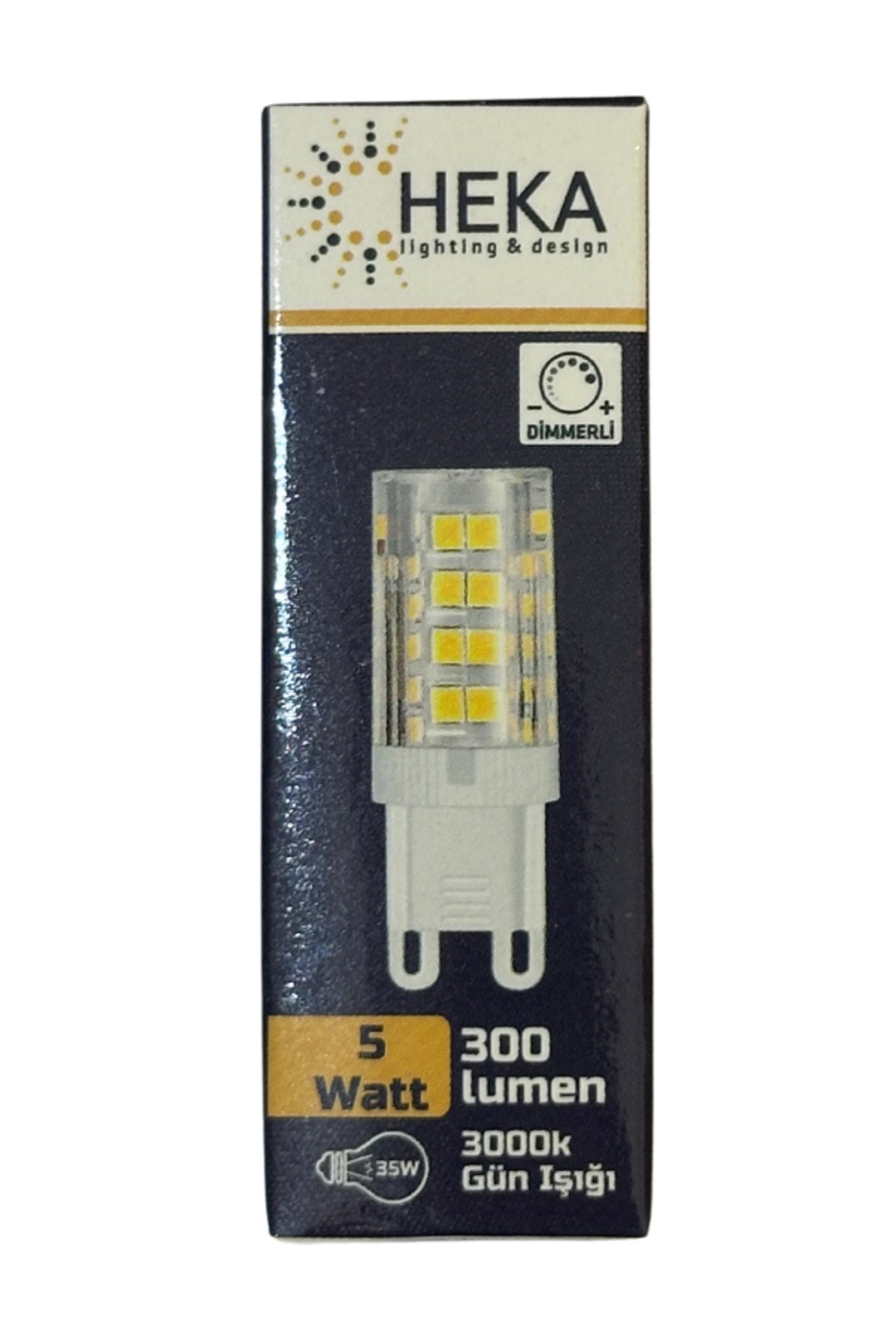 5W (35W) 3000K (Gün Işığı) G9 Duylu Dim Edilebilir Led Kapsül Ampul