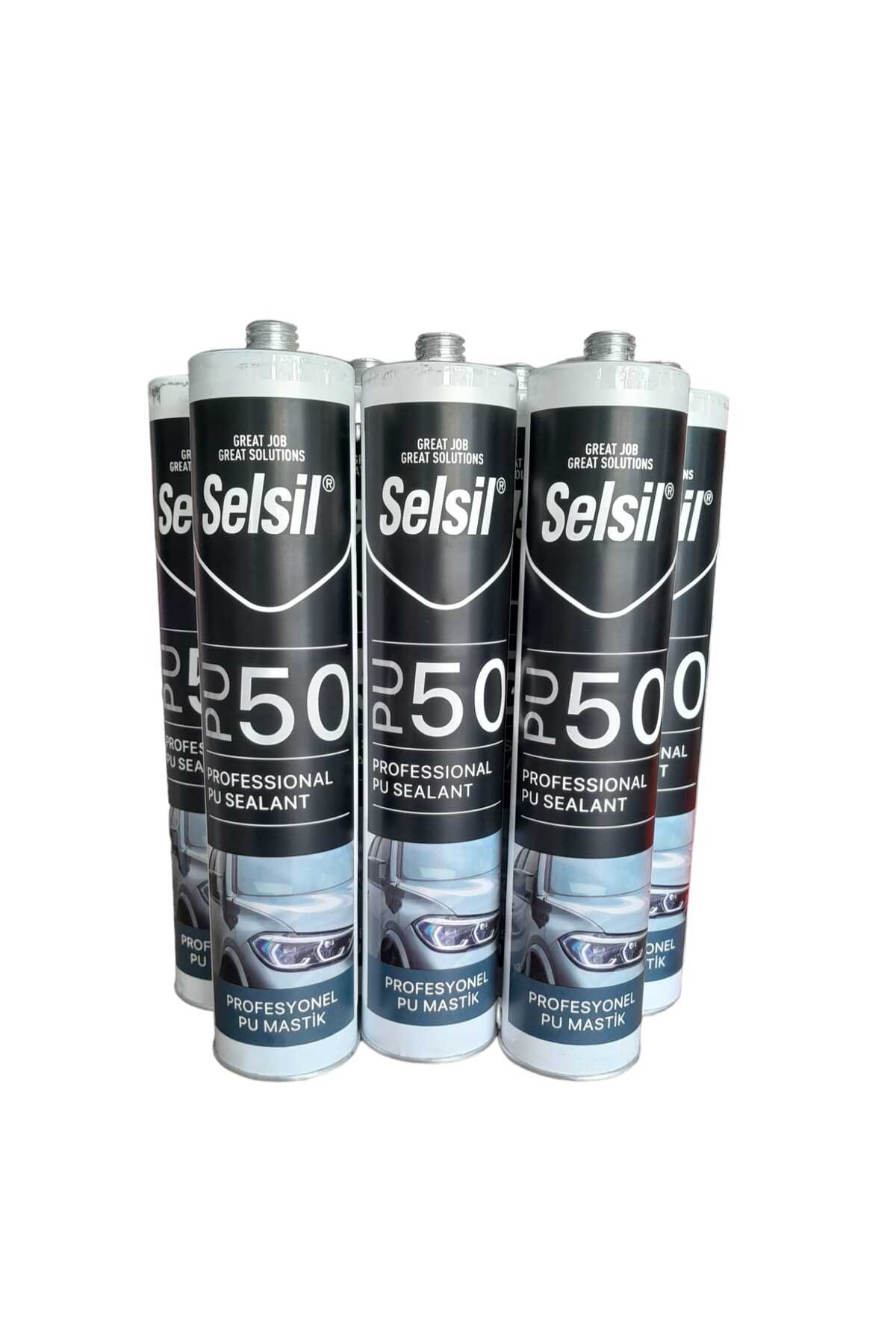 SELSİL PU50 PROFESYONEL MASTİK SİYAH 280ML
