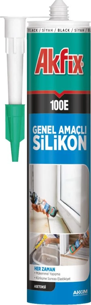 100E Genel Amaçlı Silikon 280 ml Şeffaf SA041
