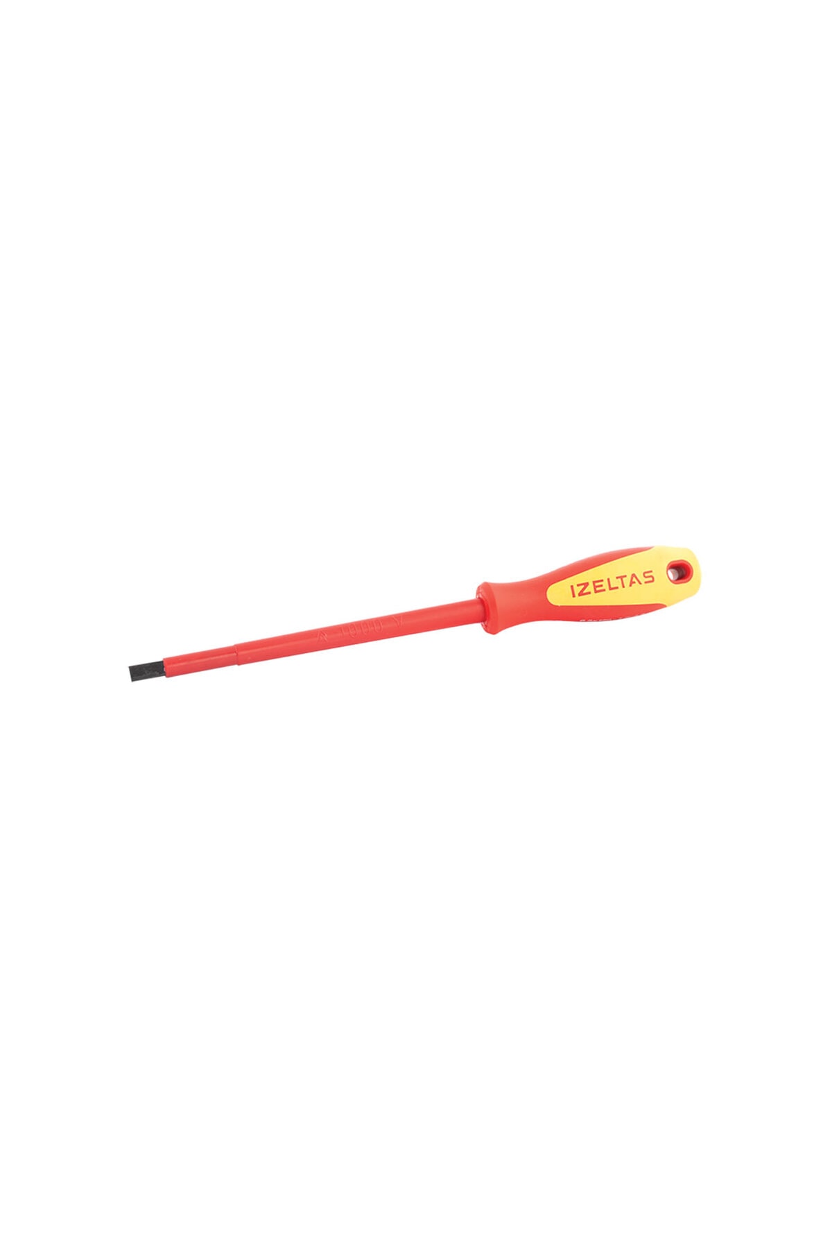 İZELTAŞ 4140 1000V İzoleli Elektronikçi Düz Uçlu Tornavida 5.5x125 mm