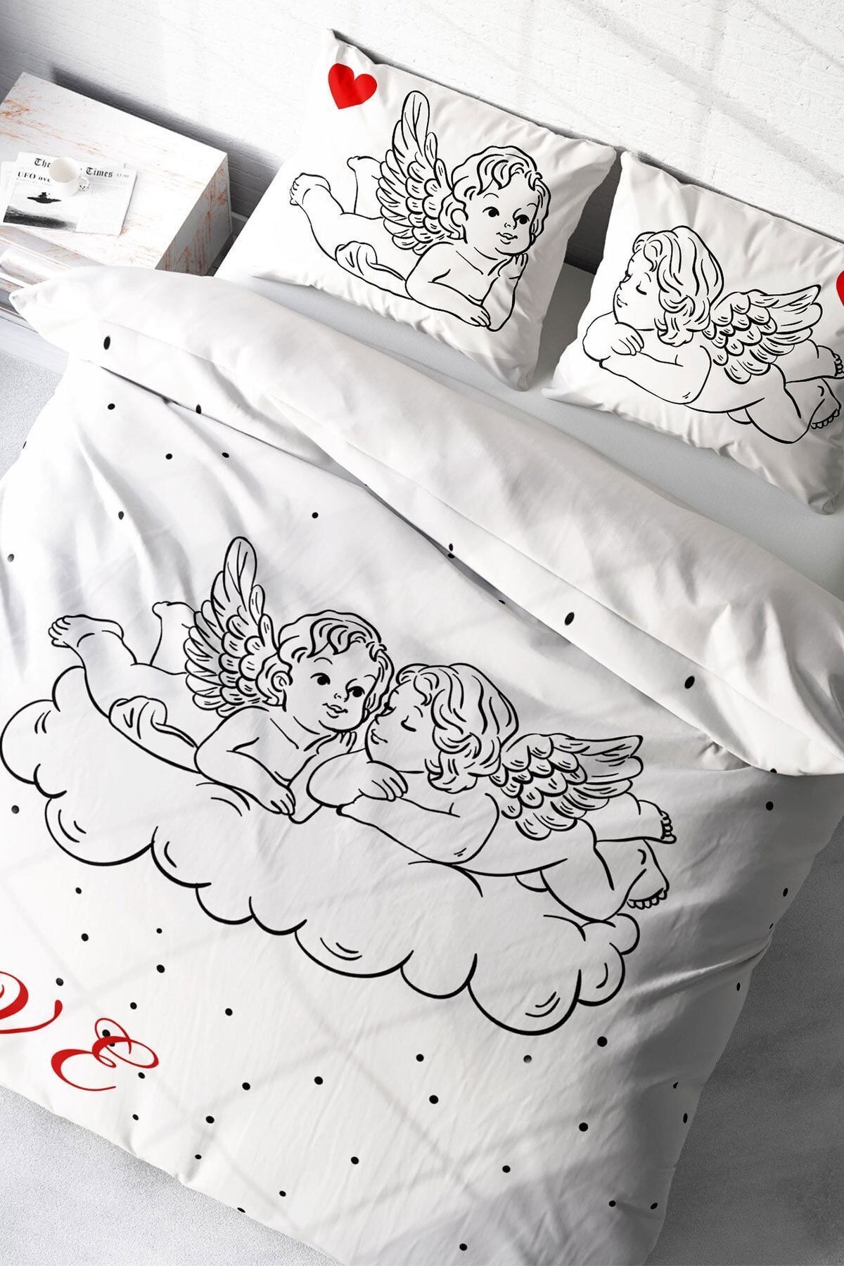 Angel Modern Çift Kişilik Nevresim Takımı