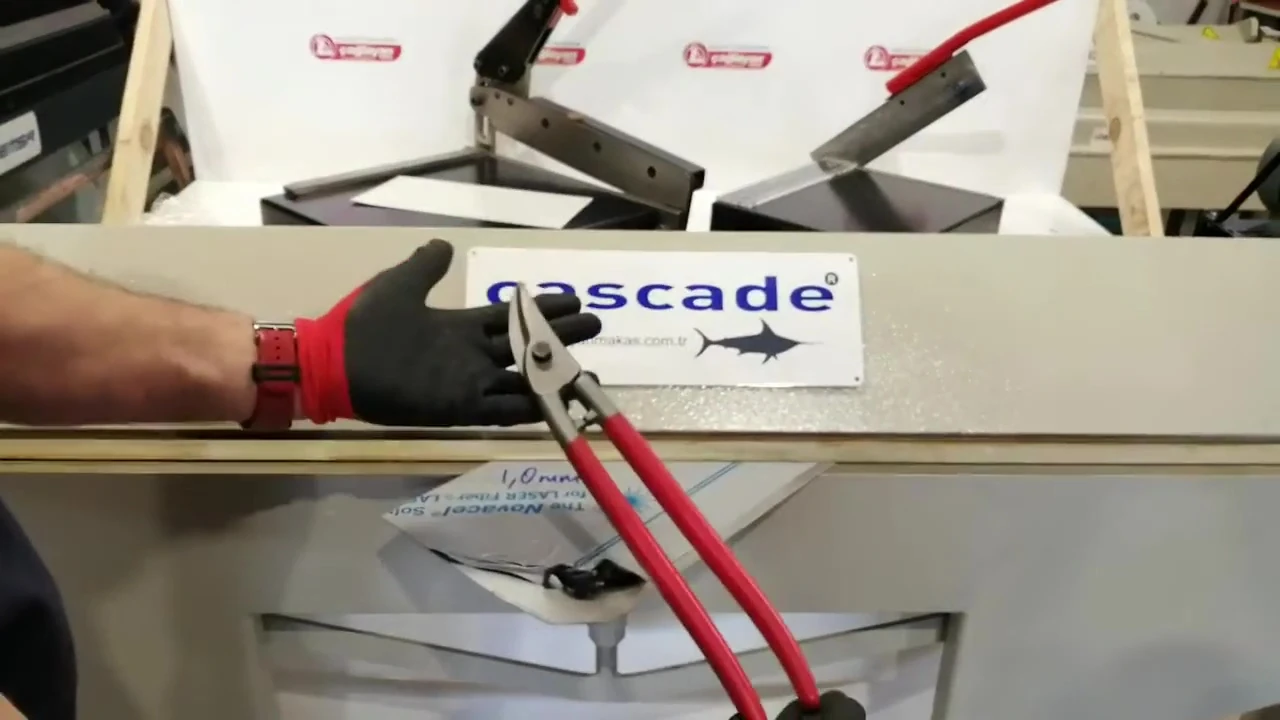 041 Sol Düz Inoks Apache Makas