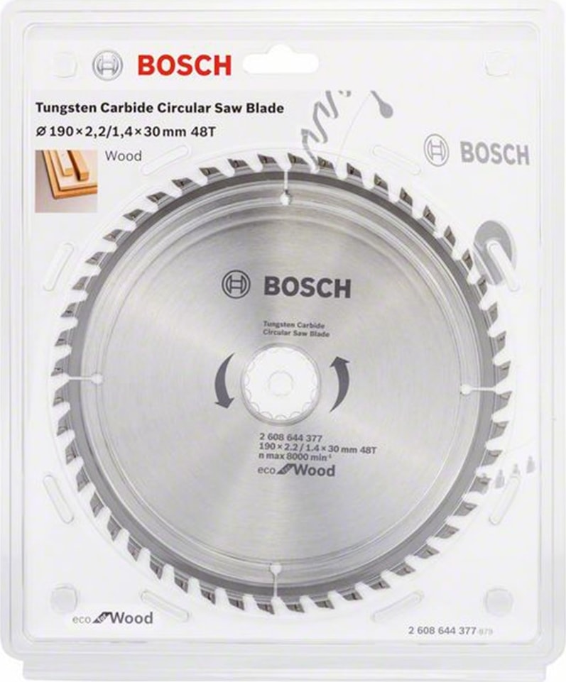 BOSCH Eco For Wood Daire Testere Bıçağı 48 Diş