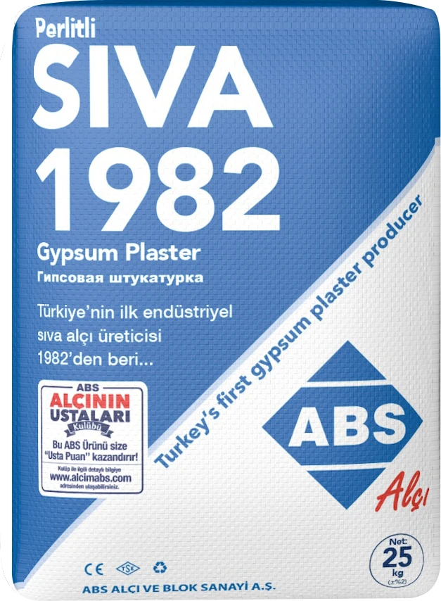 Abs Sıva Alçısı Perlitli Sıva Alçısı