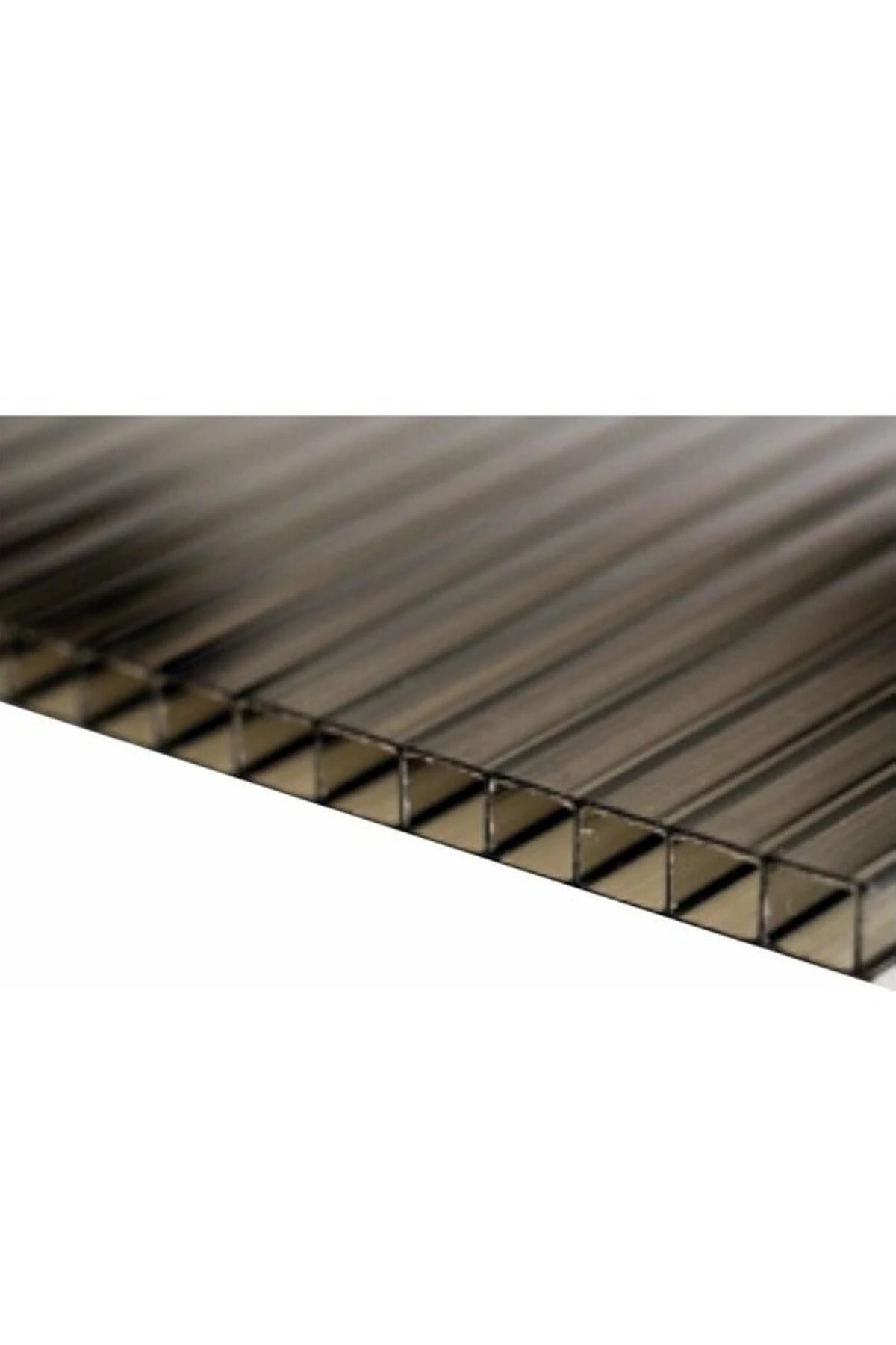 10mm Füme Polikarbon Levha Sera Pergole Sundurma Çatı Kaplama 140x210cm