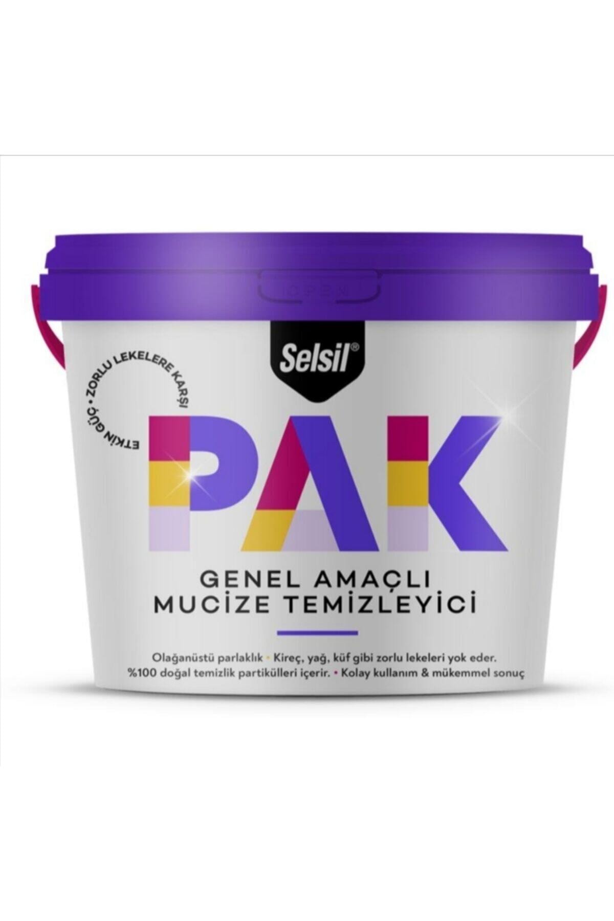 SELSİL Pak Genel Temizleyici - Ayakkabı Temizleyici - Çaydanlık Tencere Temizleyici 3 Adet 500 Gram