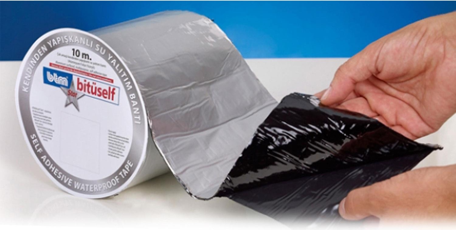 OZKUVVET Folyolu Araç Oto Ses Su Yalıtım Bant Bandı 15 cm x 10 Mt (Pütürsüz Model)