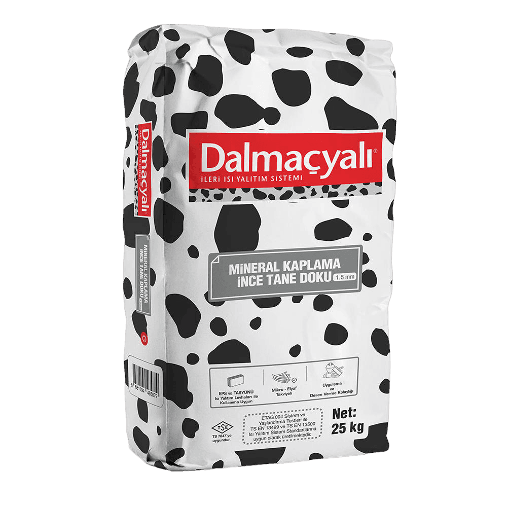 Dalmaçyalı Taşyünü Mantolama Sistemi Tam Takım Boya Astar dahil  4 cm 100 m2