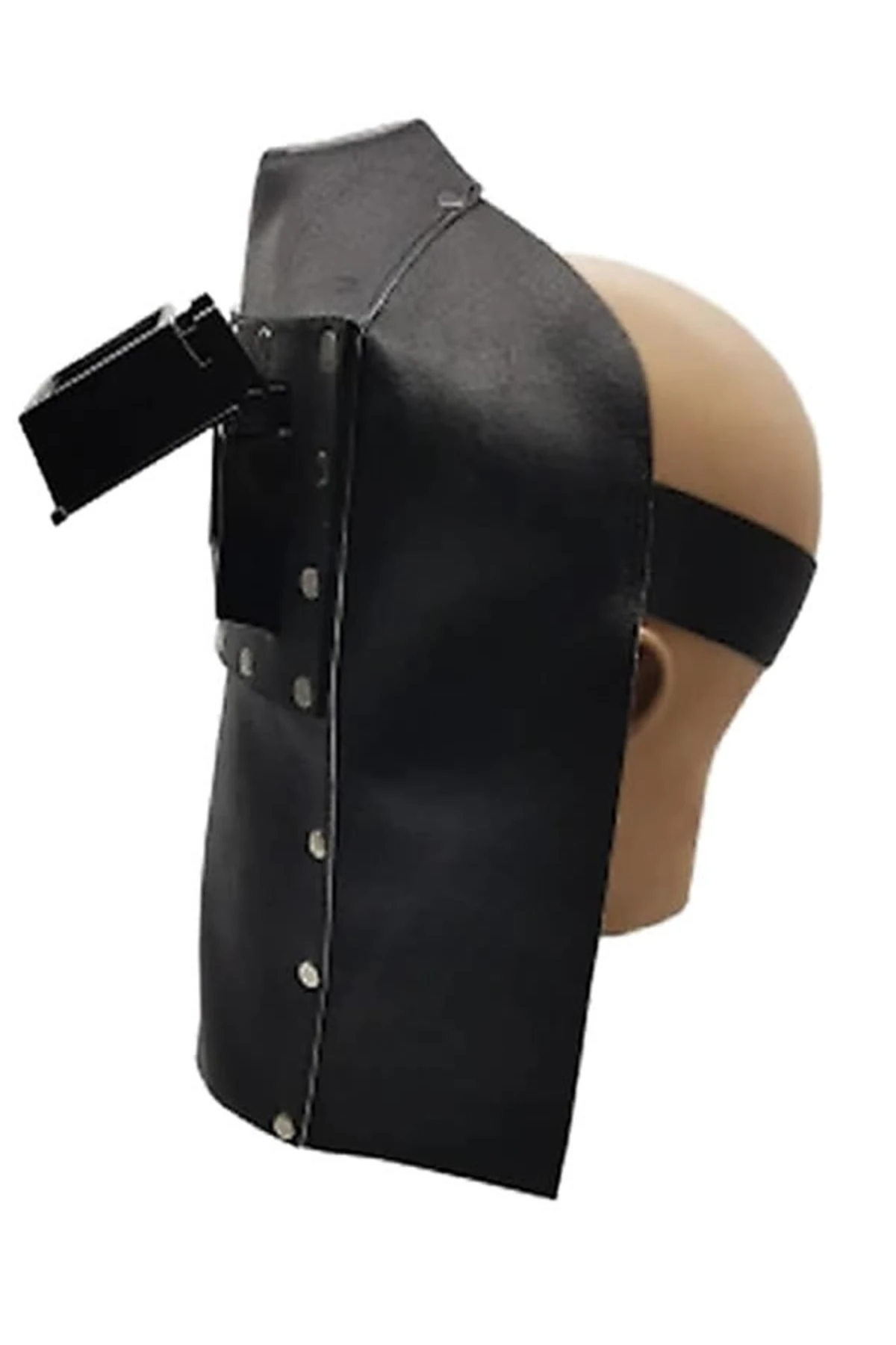 Deri Kapaklı Kaynakçı Baş Maskesi Kapaklı Kaynak Maskesi