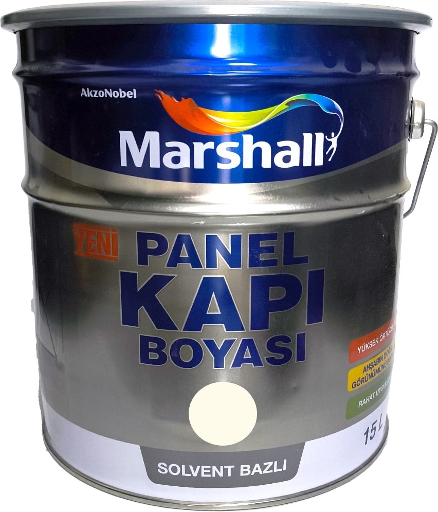 Solvent Bazlı Sentetik Panel Kapı Boyası 15 Lt 9003 Kırık Beyaz