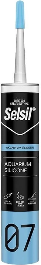 Selsil 07 Akvaryum Silikonu Şeffaf 280 ml