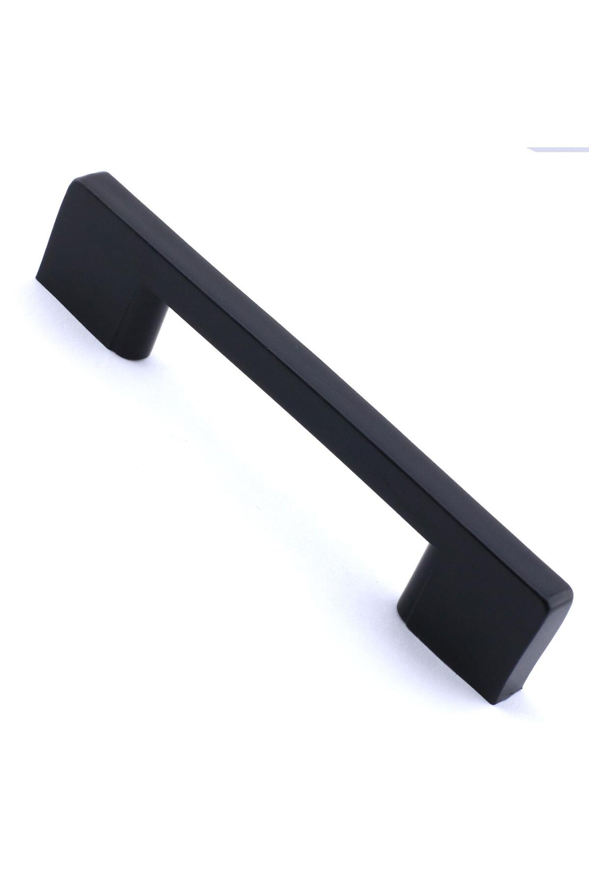 BADEM10 (SERT PLASTİK) 20 Adet Köprü 96 Mm Siyah Mobilya Mutfak Çekmece Dolabı Dolap Kulbu Kulpu Kulpları