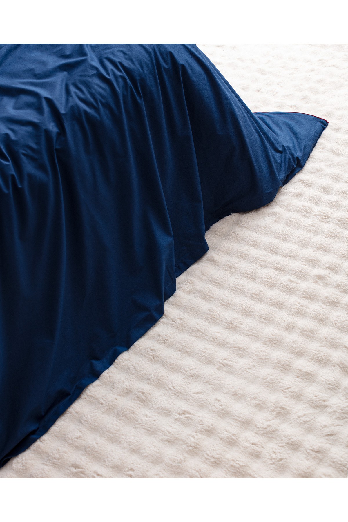Allure King Size %100 Pamuk Nevresim Takımı - Lacivert