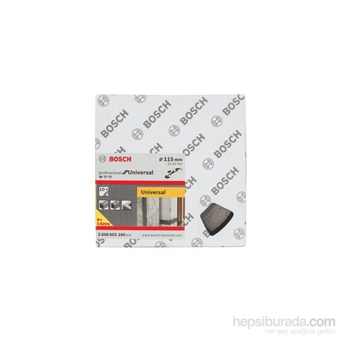 - Expert Serisi Tüm Malzemeler İçin Elmas Kesme Diski - 9+1 Set - 115 X 22,23 X 1,6 X 10 Mm