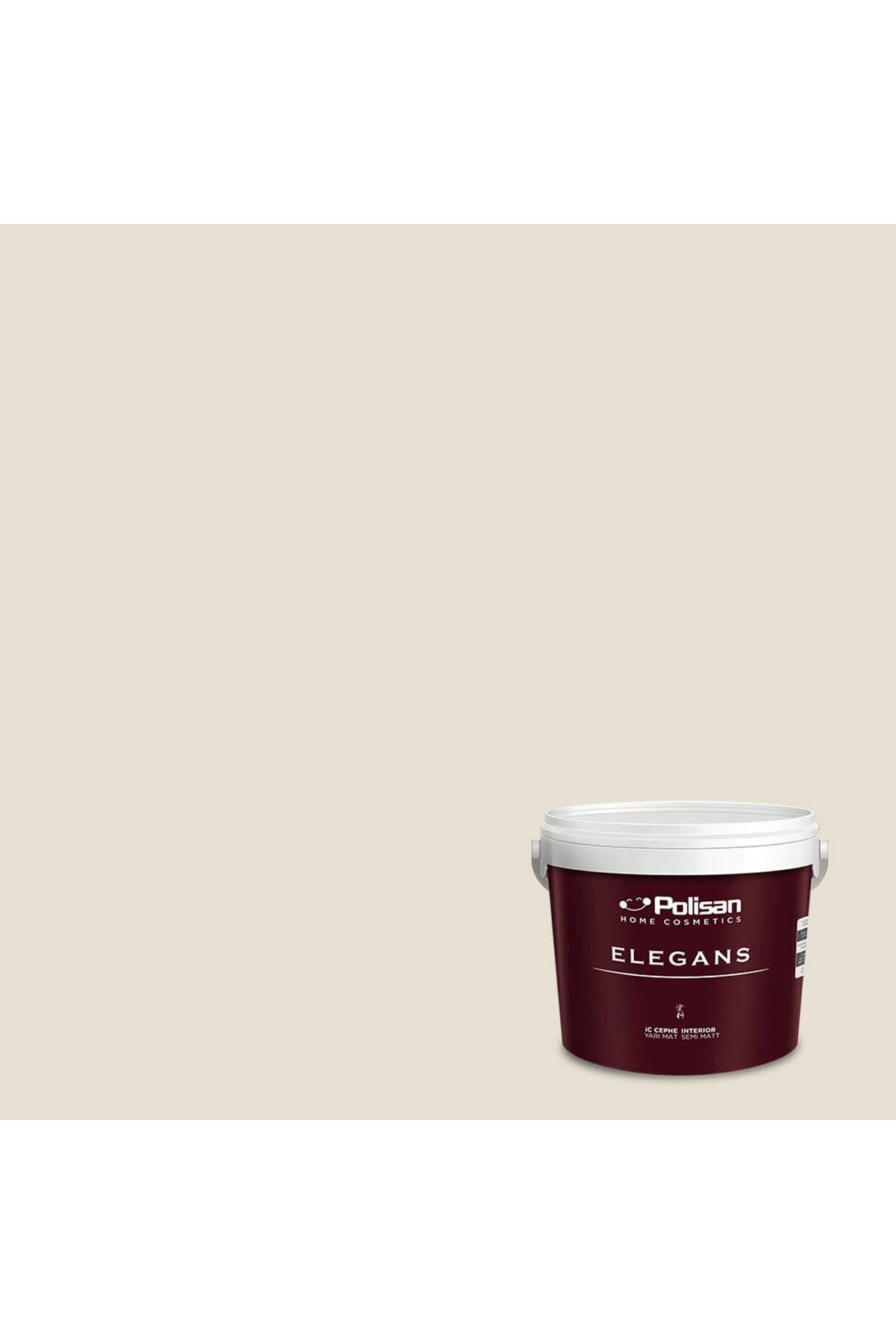 Perla Yarı Mat Antibakteriyel Yalın Beyaz - 2,5 L