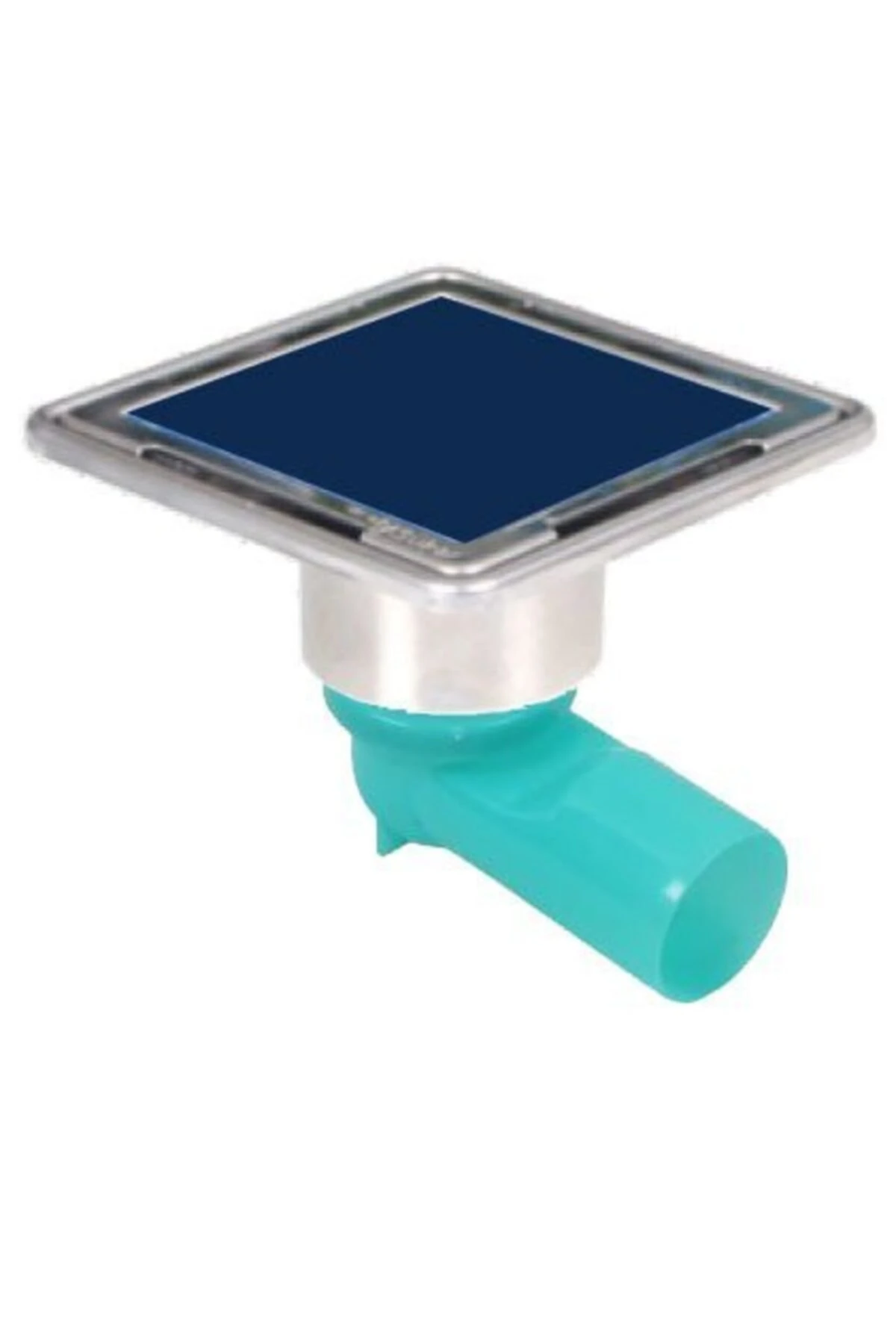 Lacivert Cam Yer Süzgeci Çelik Çerçeve