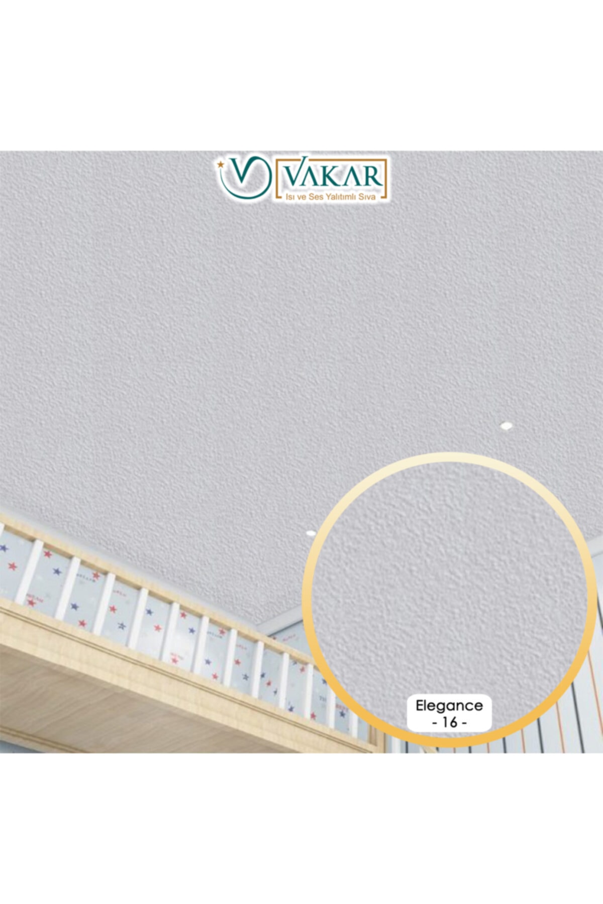 Isı Ve Ses Yalıtımlı Canlı | Ipek | Dekoratif Sıva Elegance-16 Düz Beyaz