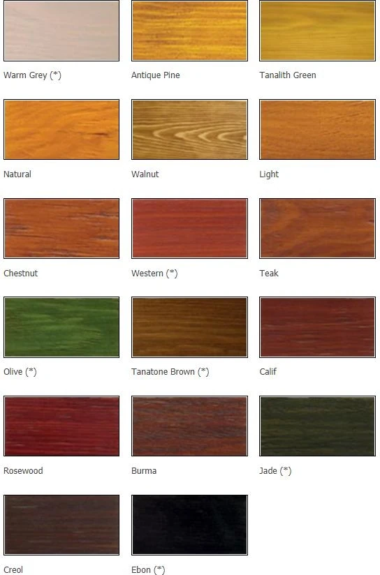 Hıckson Decor Aqua Wood Stain Dış Cephe Ahşap Boyası - Olıve-15 Lt