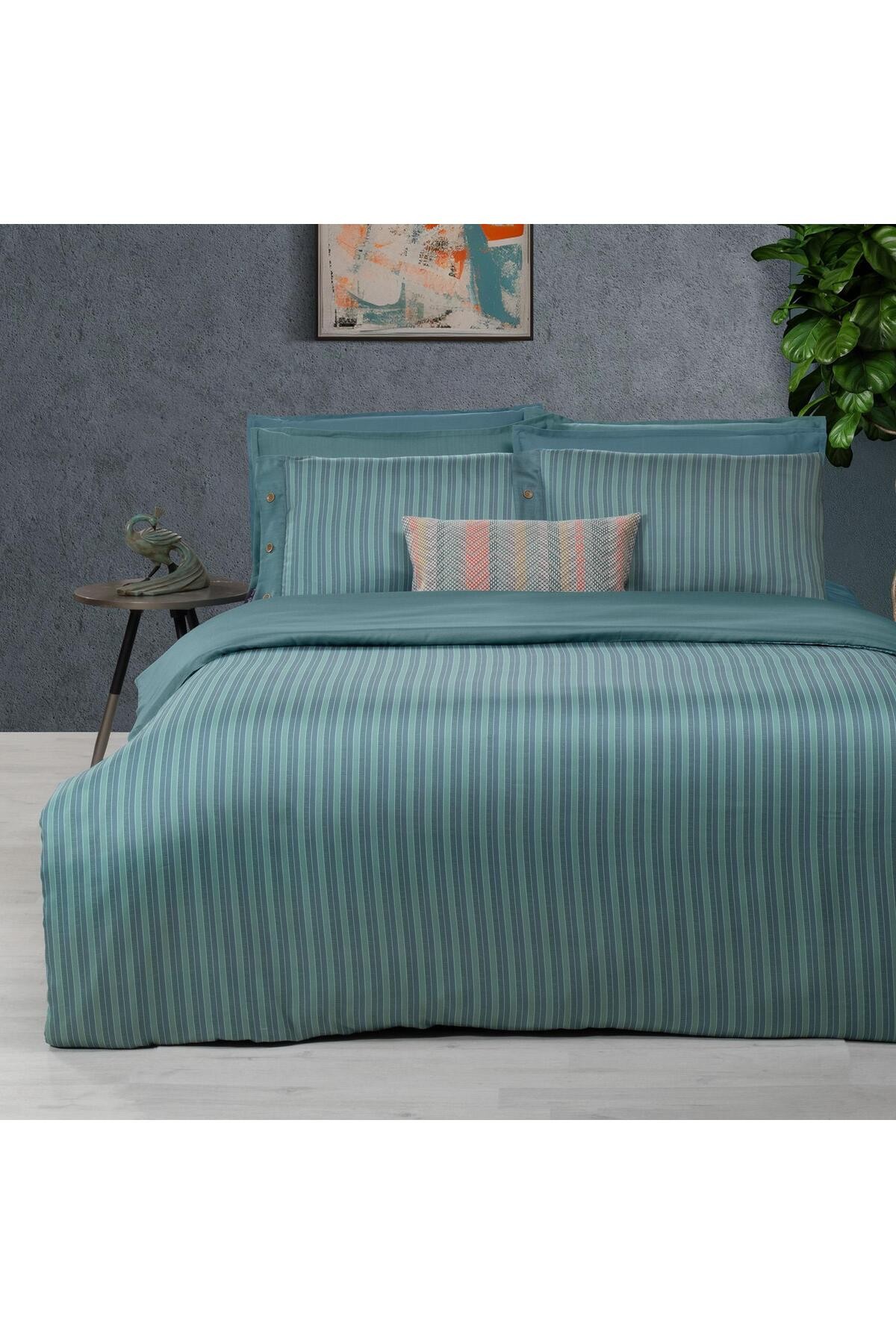 Lodi King Size Nevresim Takımı Yeşil