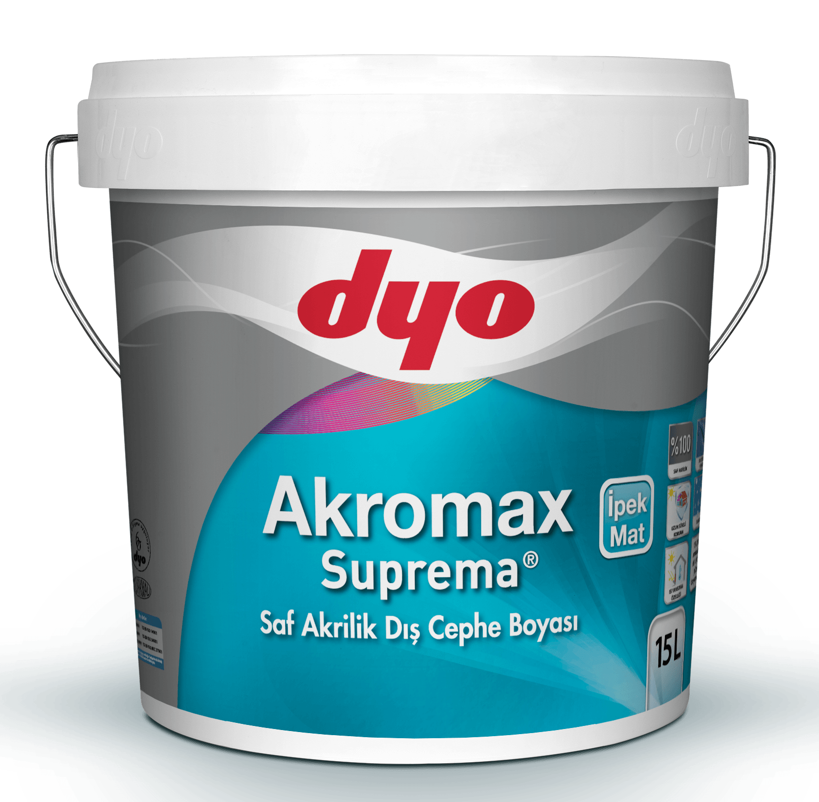 DYO AKROMAX  SUPREMA BAZ                       Dış Cephe    (YENİ)  13,5 lt