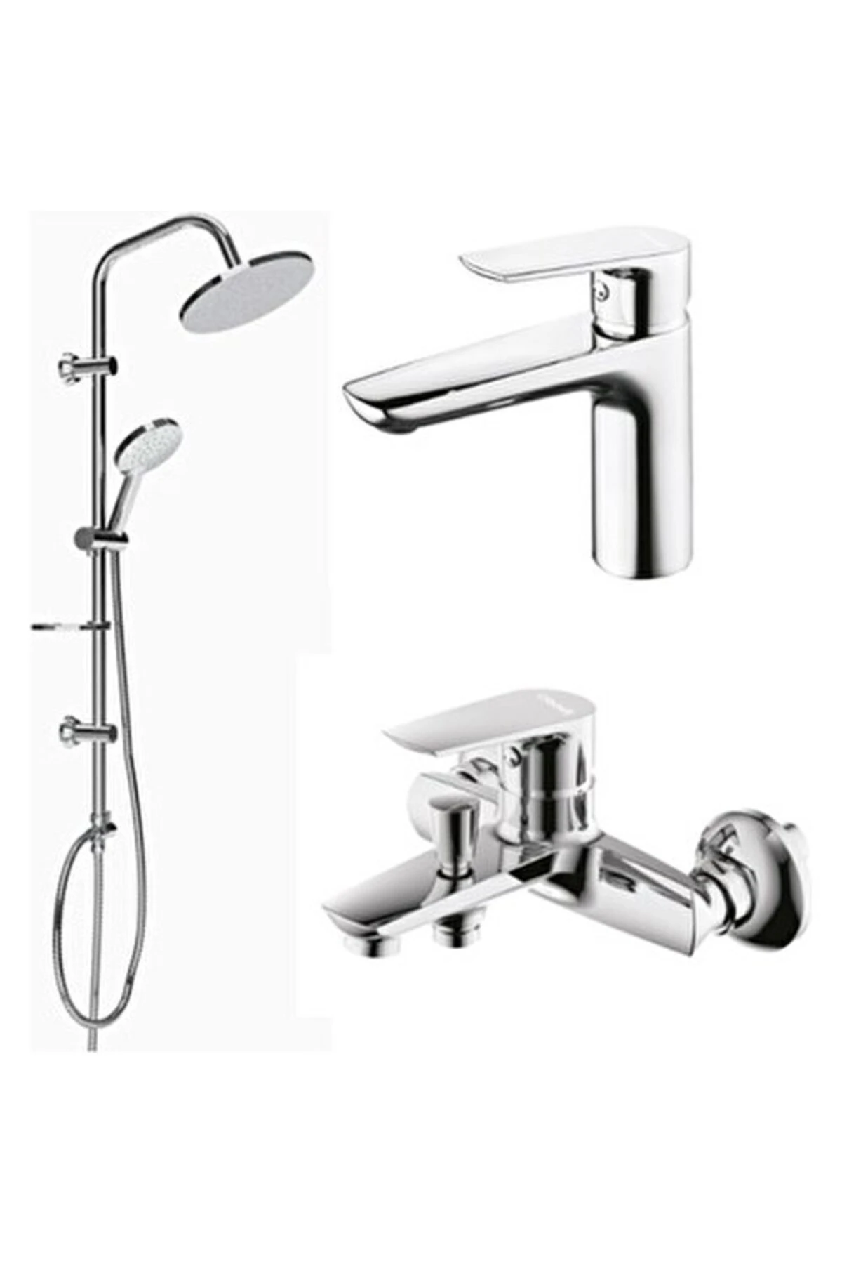 SH640 Solo 3'lü Duş Seti Takımı SO1500+SO2500+SH640