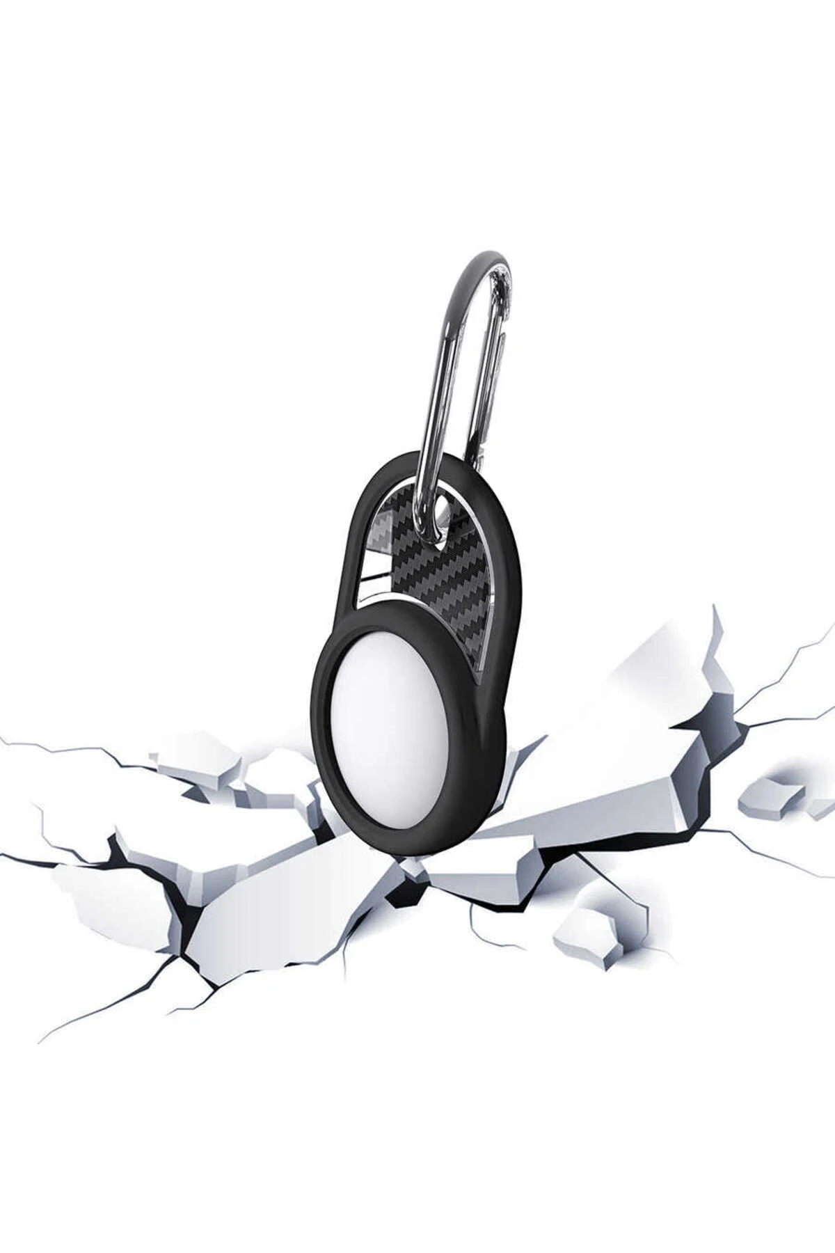 TYGO Airtag 05 Uyumlu Silikon Anahtarlık-Yeşil