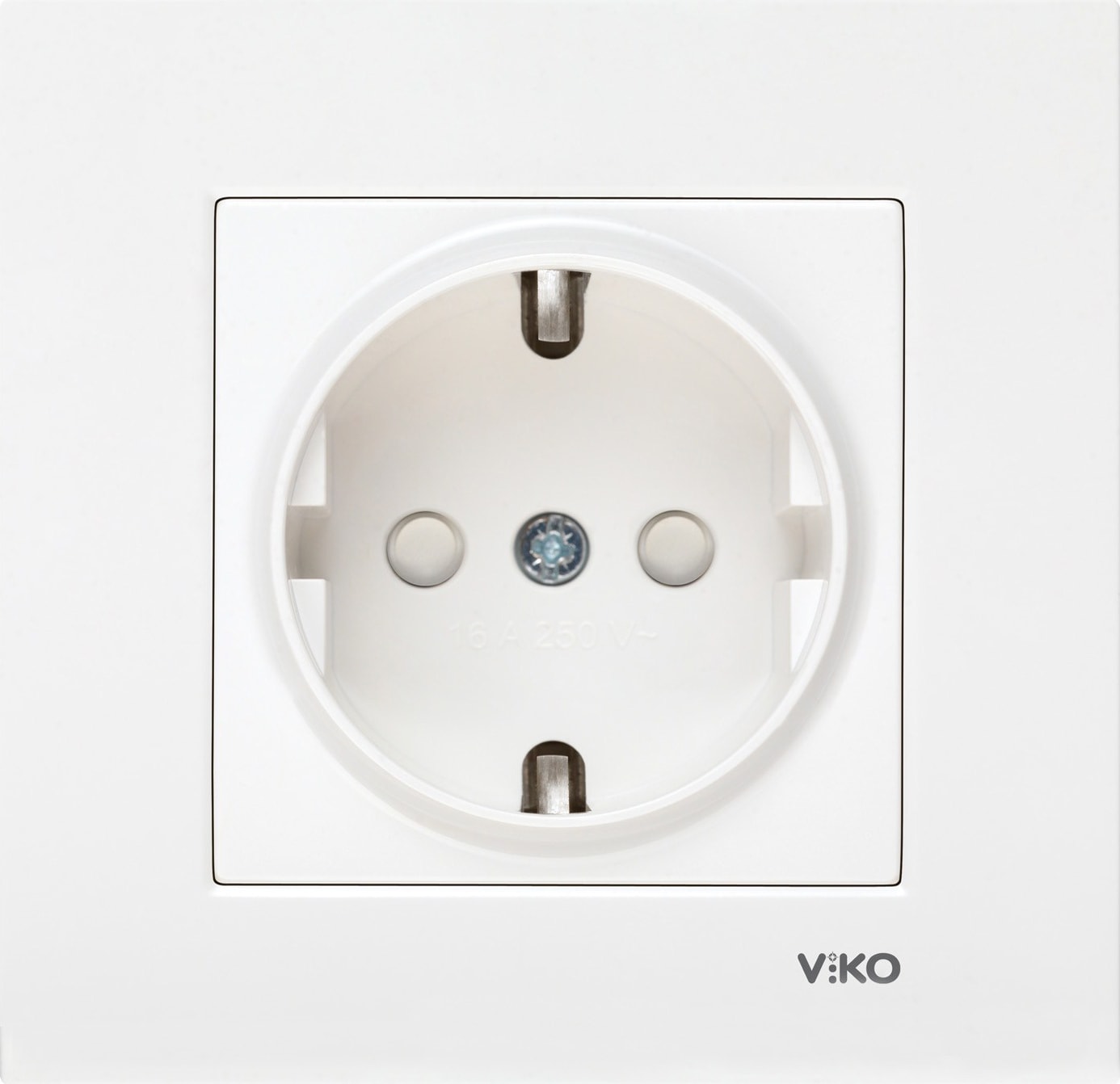 Karre Topraklı Çocuk Korumalı Priz - Beyaz 90960742