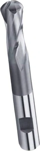 8 mm 2 Ağız Kısa Küre Freze DIN1889 Hssco8