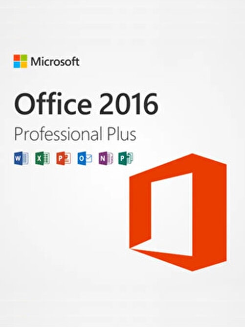 Office 2016 Pro Plus Dijital Lisans Anahtarı Turuncu Renkli Tekli Anahtar