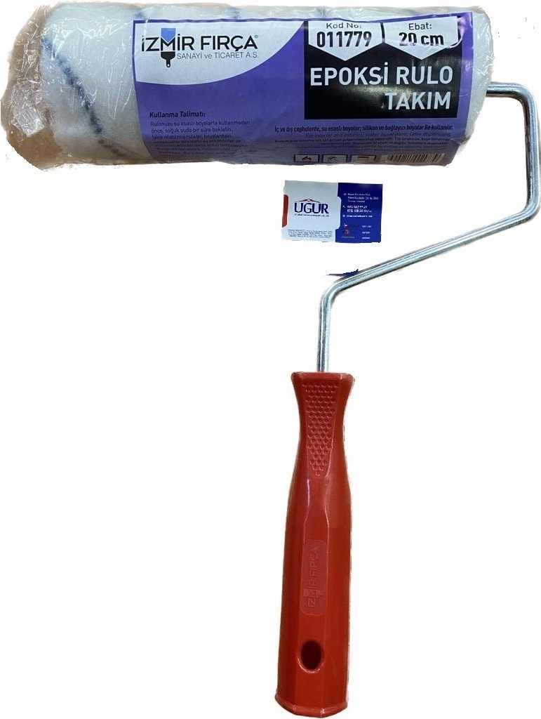 Isonem Sb Süper Bileşen Su Yalıtımı Beyaz + Izmir Fırça Epoksi Rulo 20 Cm + Izmir Fırça Luna 2.5 Cm Kestirme Fırça + 3 Cm Maskeleme Bandı + Parex Smart 3 Lü Eko Paket Temizlik Bezi Set