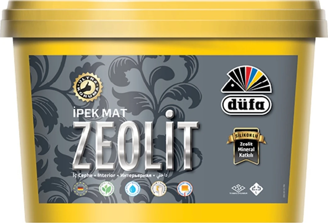 Zeolit İpek Mat İç Cephe Duvar Boyası 7.5 Lt Şampanya
