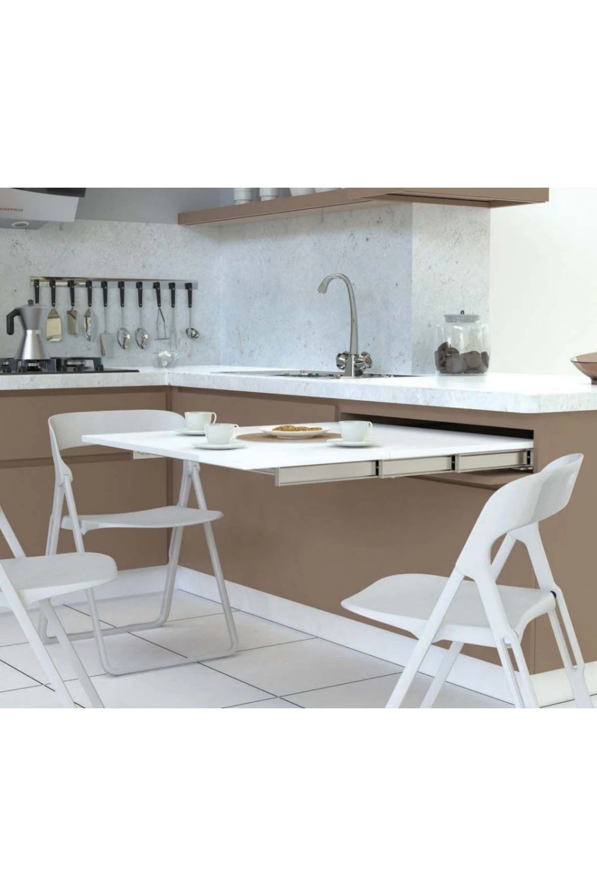 Katlanır Açılır Çekmece Içi Masa Mekanizması (çekmeceden Açılır Masa)