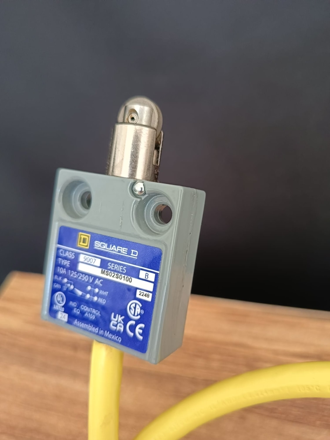 Limit Switch, Telemecanique Sensörler 9007MS06S0500 Limit Anahtarı 240VAC 10AMP Ms