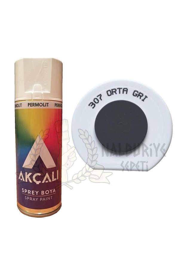 Akrilik Sprey Boya ORTA GRİ 400 ml - RAL7015 - 307