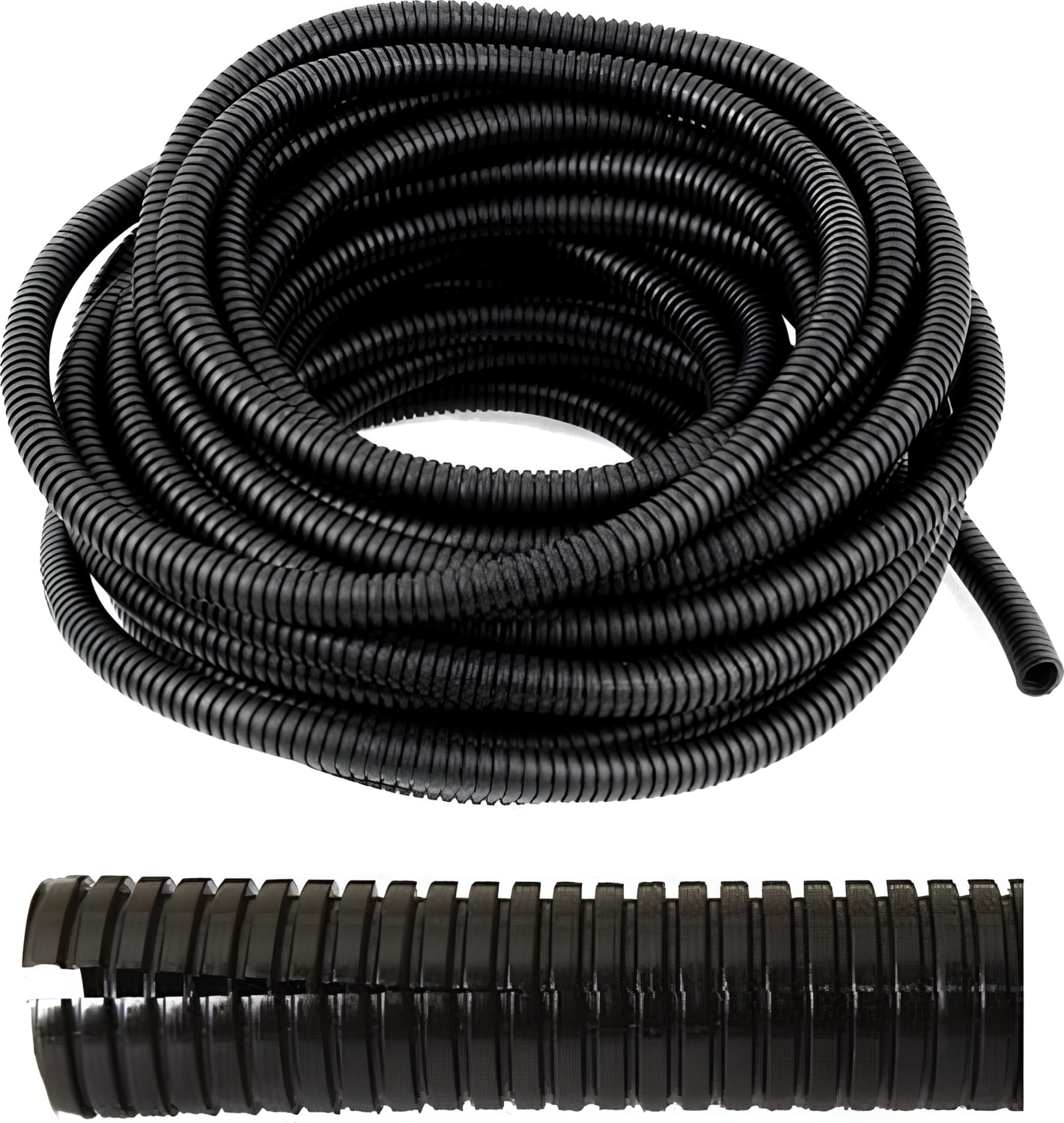 5 mm Yarıklı Spiral Hortum Kablo Gizleme Izolasyon Borusu Esnek Siyah